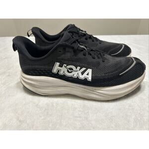 Hoka One One Skyflow Mens Size 11.5 2E Black Athletic Running Shoes Sneakers